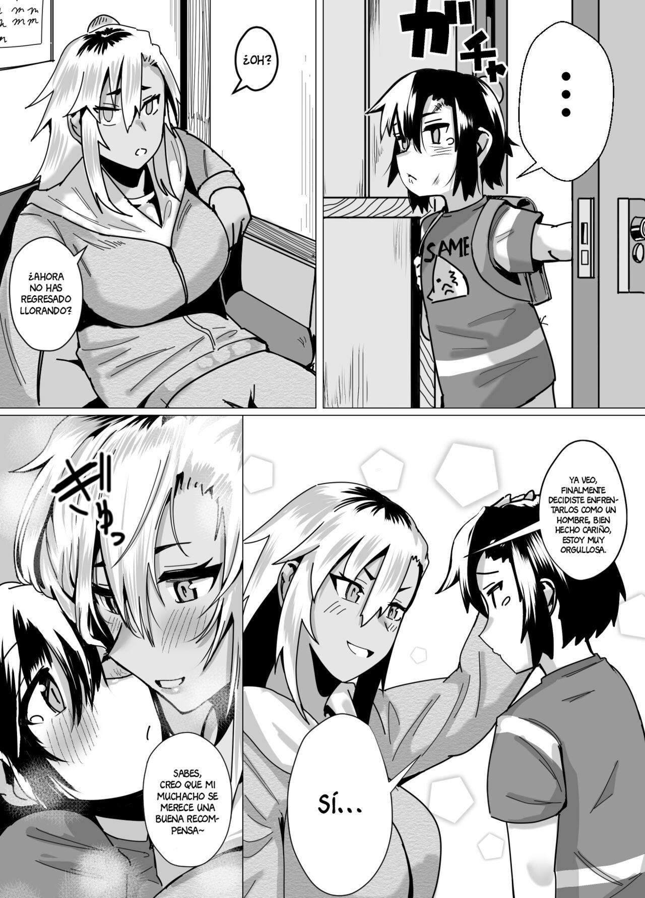 [strike back] Miwaku no Yanmama Ecchi na Kosodate Hisshouhou  La Increíble Mamá Gyaru y su Exitoso Método de Enseñanza Sexual [Spanish] [Pildora Roja Traducciones]