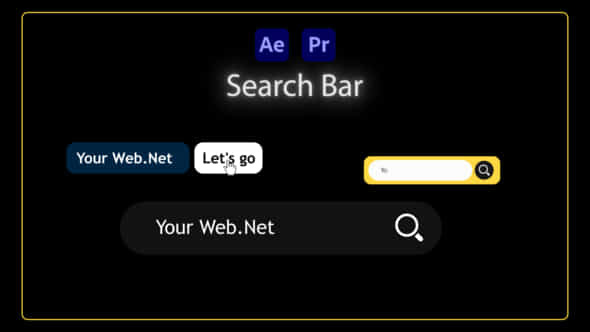 Search Bar Ae Pre - VideoHive 56638856