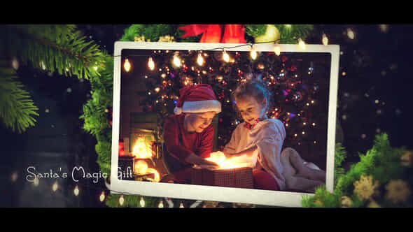 Magic Christmas Slideshow Cinematic Christmas Memories Photos Mogrt - VideoHive 42547309