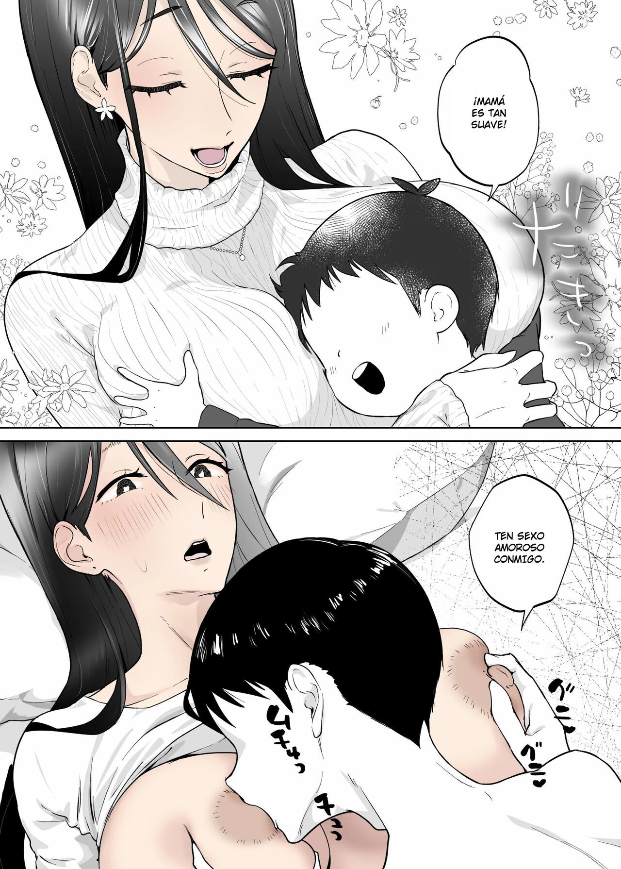 [Karashina en] Kaa-san, Tsukiatte 1-2  Madre, Sal Conmigo 1-2 [Spanish] [SrTraduc]