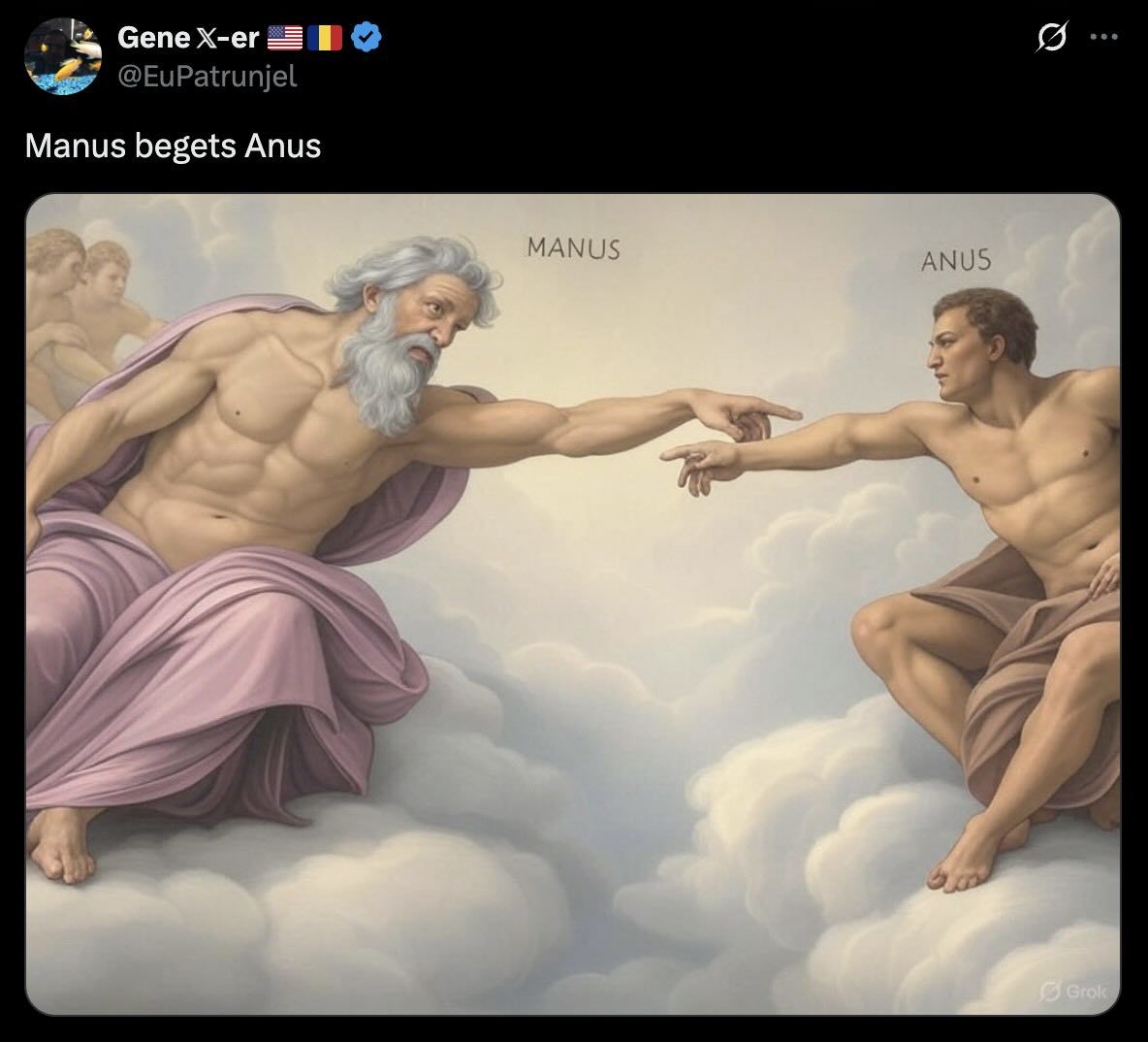 Creation of ANUS Meme