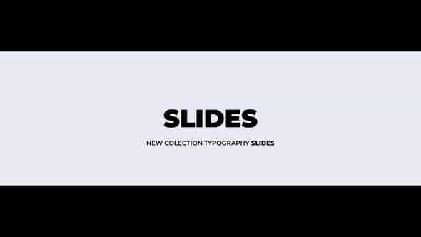 Typography Slides | Premiere Pro Templates | Titles - VideoHive 33861498