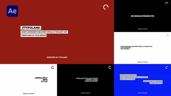 Minimal Typography - VideoHive 36232661