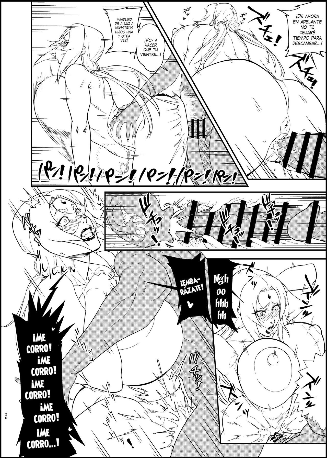 [Aroma Gaeru (Numahana)] Jukumitsuki Intouden 3 Ge (Naruto) [Spanish] [ZetaWorks] [Digital]