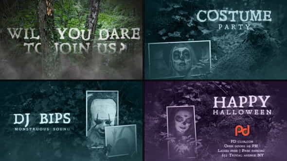 Halloween Into the Woods - VideoHive 28529828