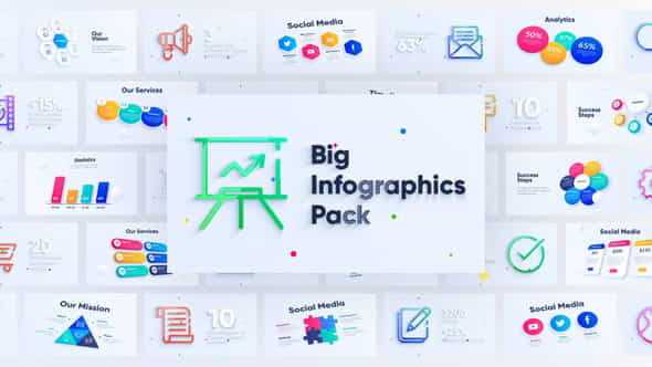 Corporate Infographics Charts Pack - VideoHive 28328007