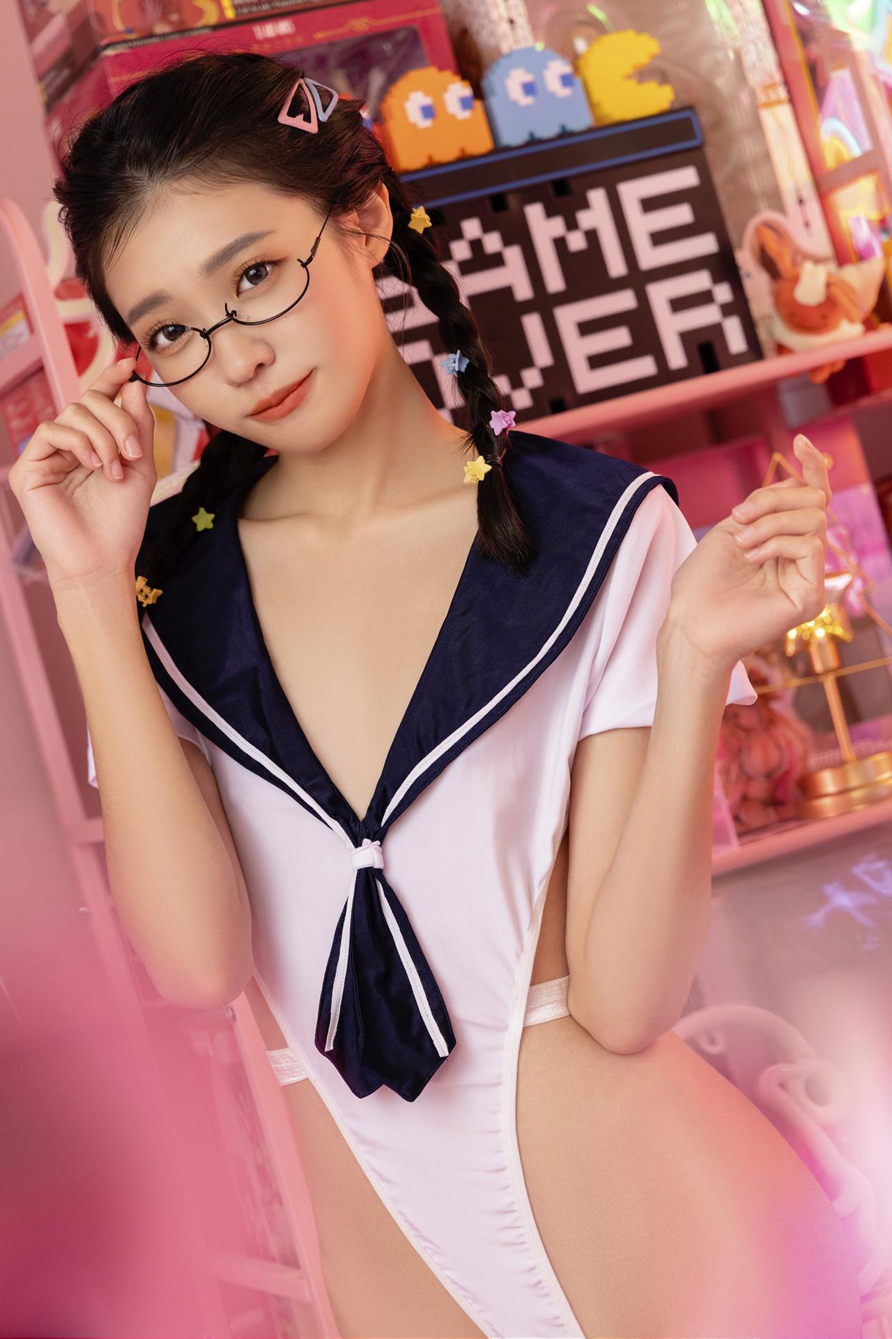 JVID 妍妍 Angel – 电竞少女-超可愛微乳美少女-第一次的性感開發 Set.02(11)