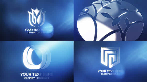 Glossy Logos 3D - VideoHive 45837028