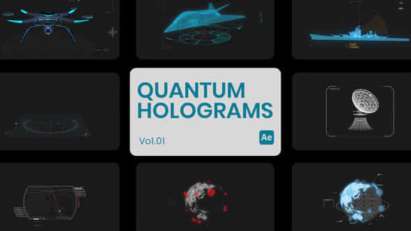 Quantum Holograms 01 - VideoHive 45189921