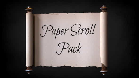 Paper Scroll Pack Template - VideoHive 11892029