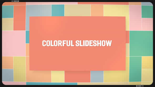 Colorful Slideshow - VideoHive 16792362
