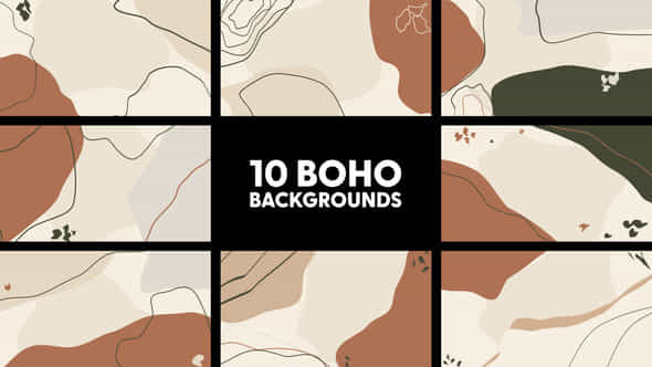 Boho Backgrounds - VideoHive 43992041