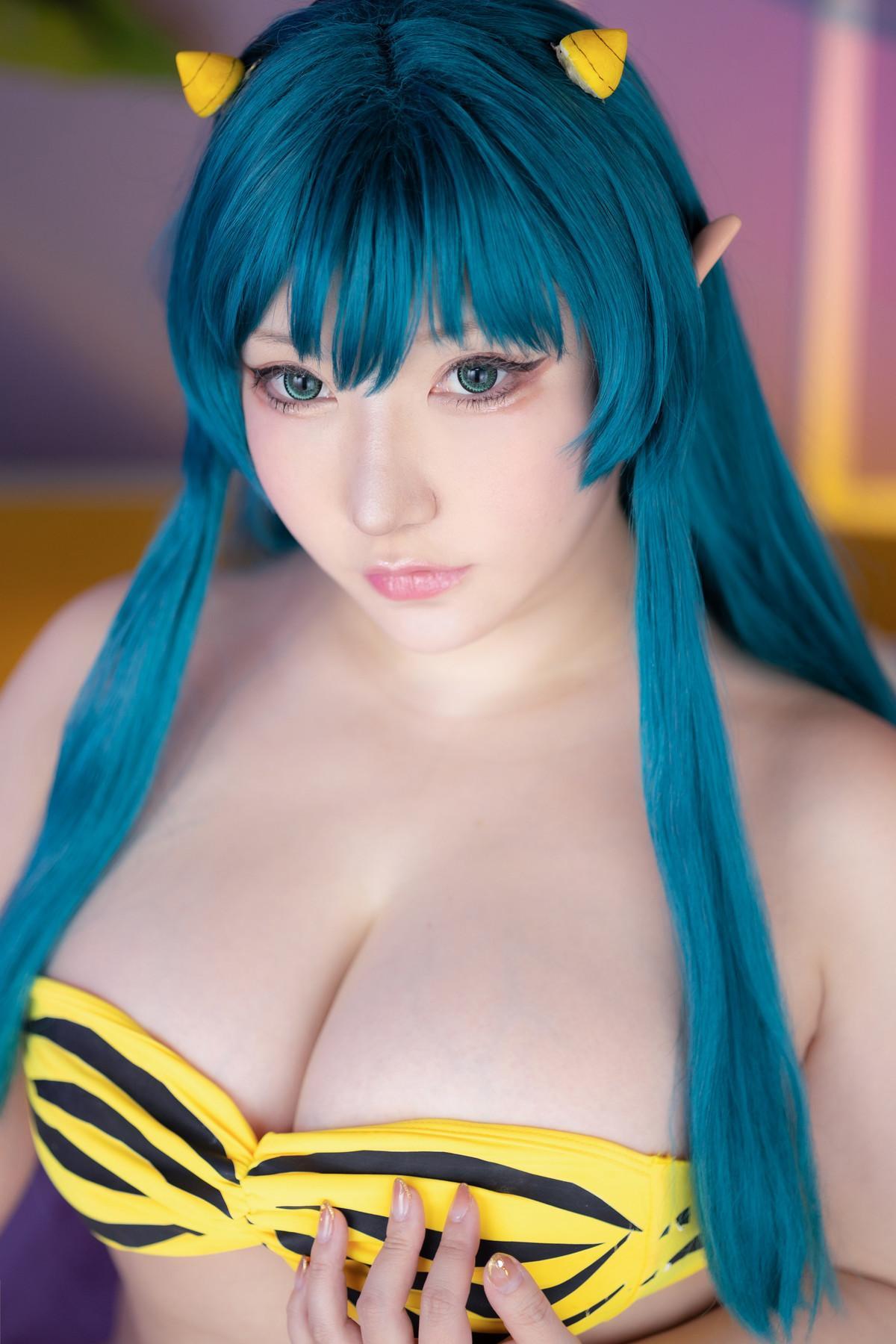 Cosplay SAKUサク Lum ラム うる星やつら Set.01(18)