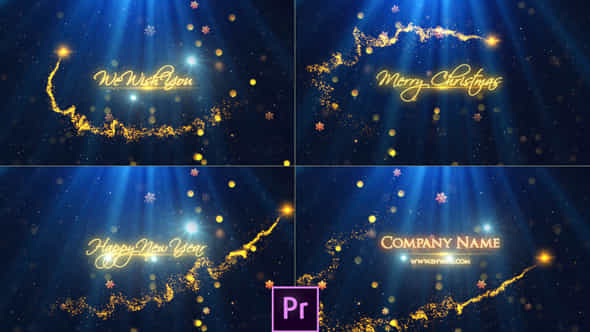 Christmas Wishes Titles - VideoHive 41587602