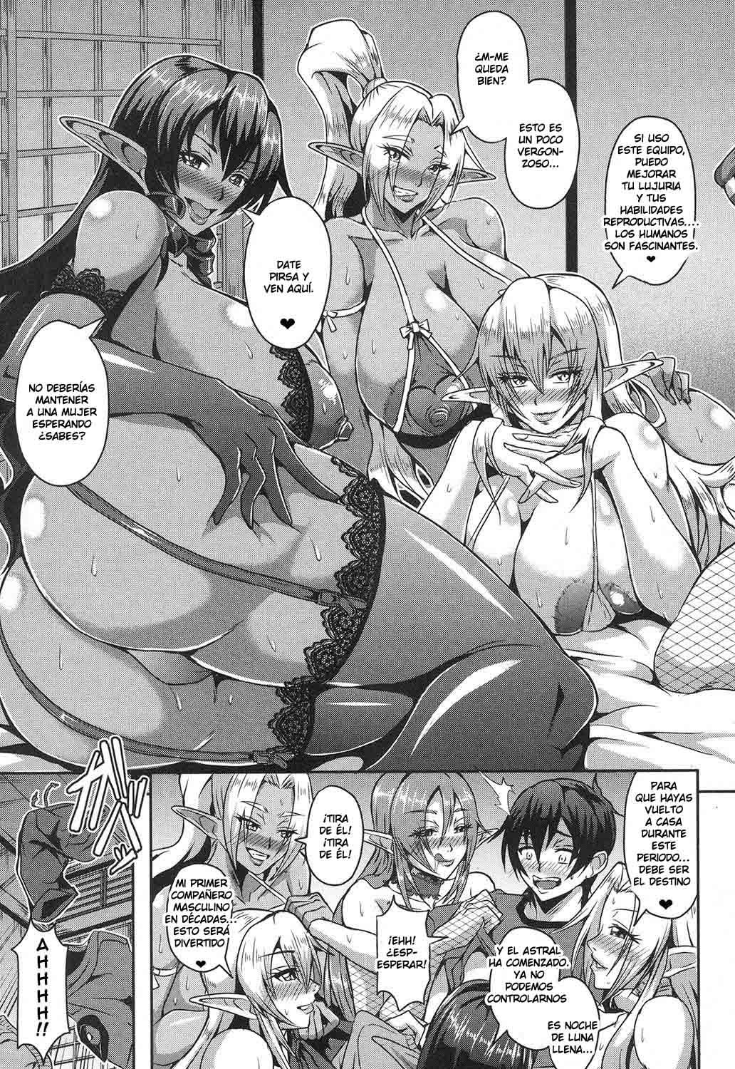 Baby-making contract with a harem of forest elves - 10