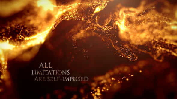 Gold Dust Particle Sequence - VideoHive 28459574