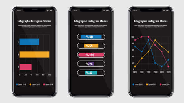 Infographic Instagram Stories - VideoHive 23005431