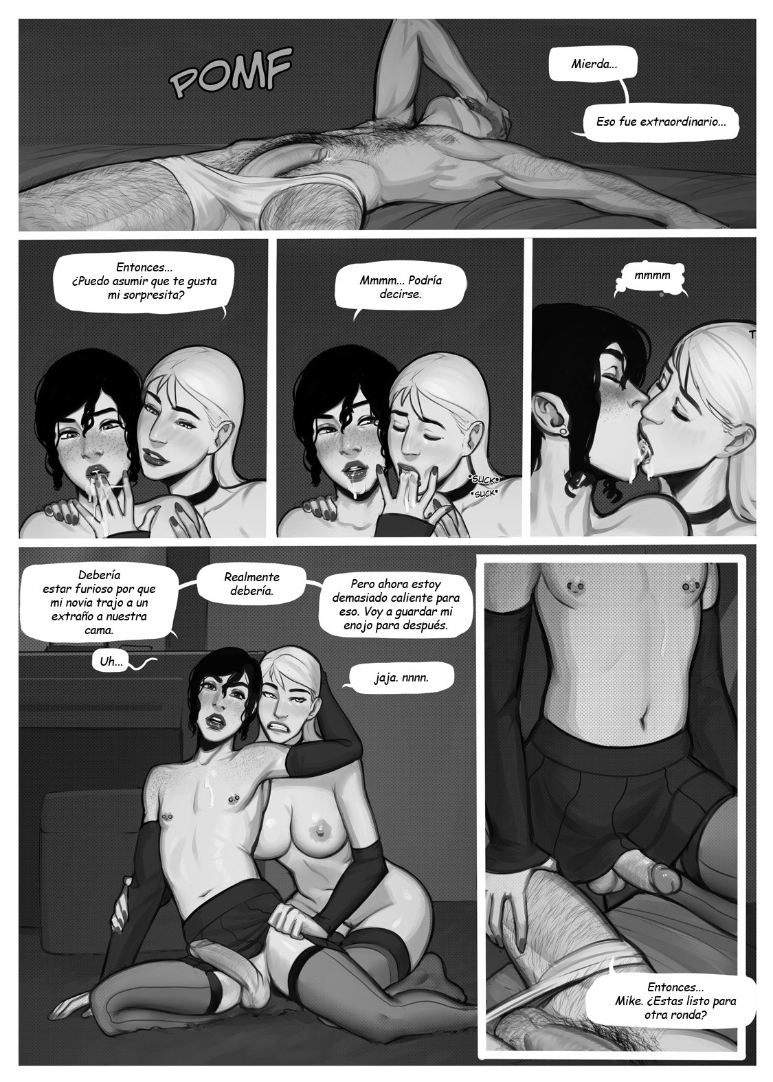 Short femboy comic - 3