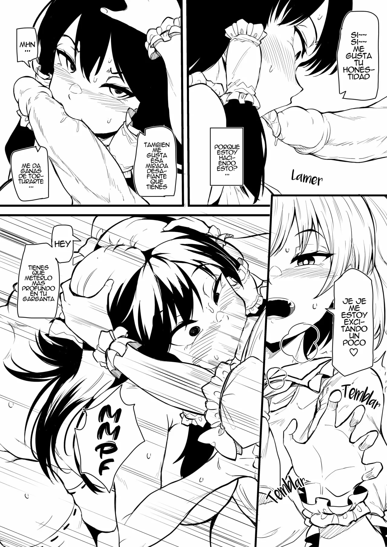 Futanari furan-chan ga reimu o chokyo suru manga (Uncensored) - 9