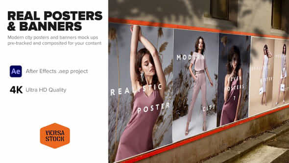 Real City Posters Banners - VideoHive 48991802