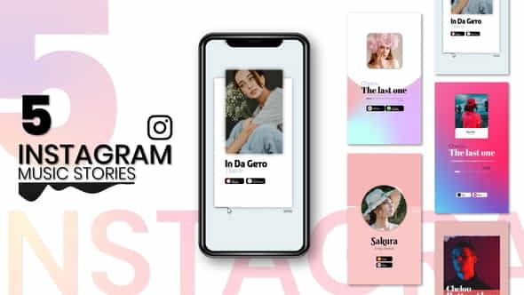 Instagram Story Music Visualizer - VideoHive 36637349