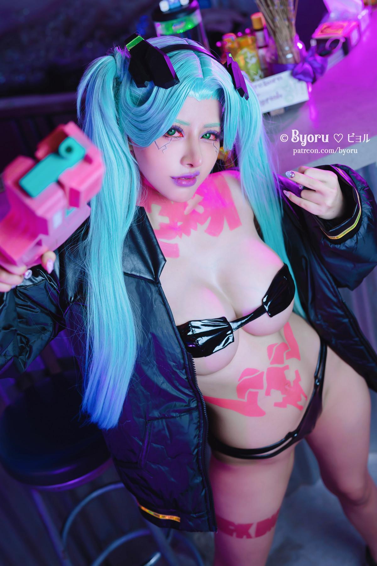 Cosplay 日本性感萝莉Byoru Cyberpunk Edgerunners(17)