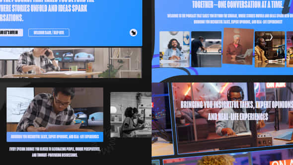 Dynamic Podcast Intro Pack - VideoHive 56900237