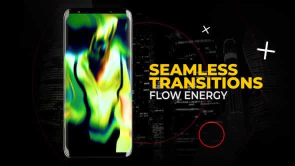 Vertical Flow Energy Transitions - VideoHive 52535608