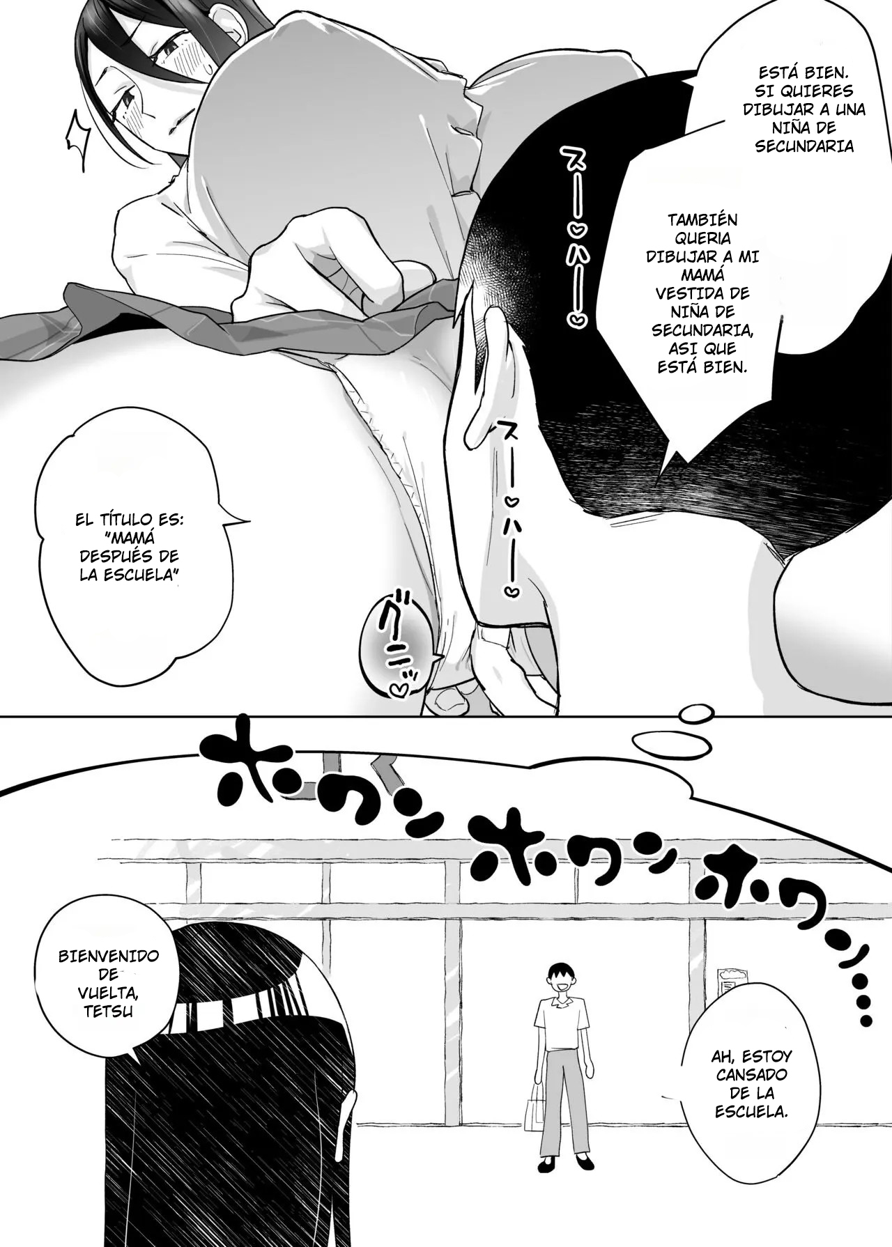 [Karashina en] Kaa-san, Tsukiatte 1-2  Madre, Sal Conmigo 1-2 [Spanish] [SrTraduc]