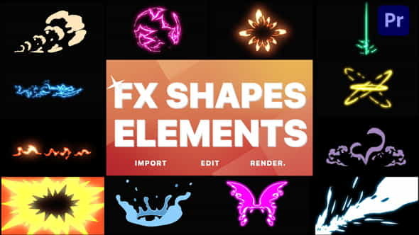 Elements Pack 10 | Premiere - VideoHive 32324414