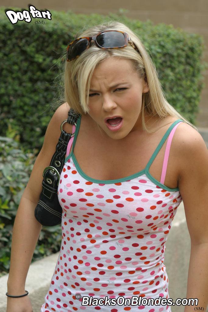 Adorable young blonde Bree Olson strips shyly to show plump natural teen tits(16)