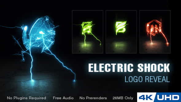 Electric Shock Logo Reveal - VideoHive 20654638