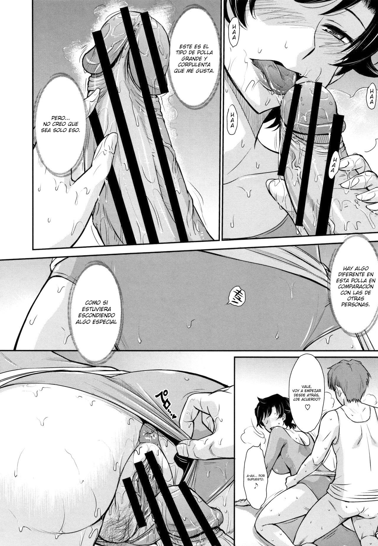 [Tsukino Jyogi] Hitozuma, Mitsu to Niku [Spanish] [Lozlauro]