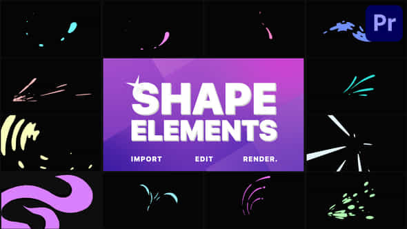 Shape Elements Pack - VideoHive 30921396