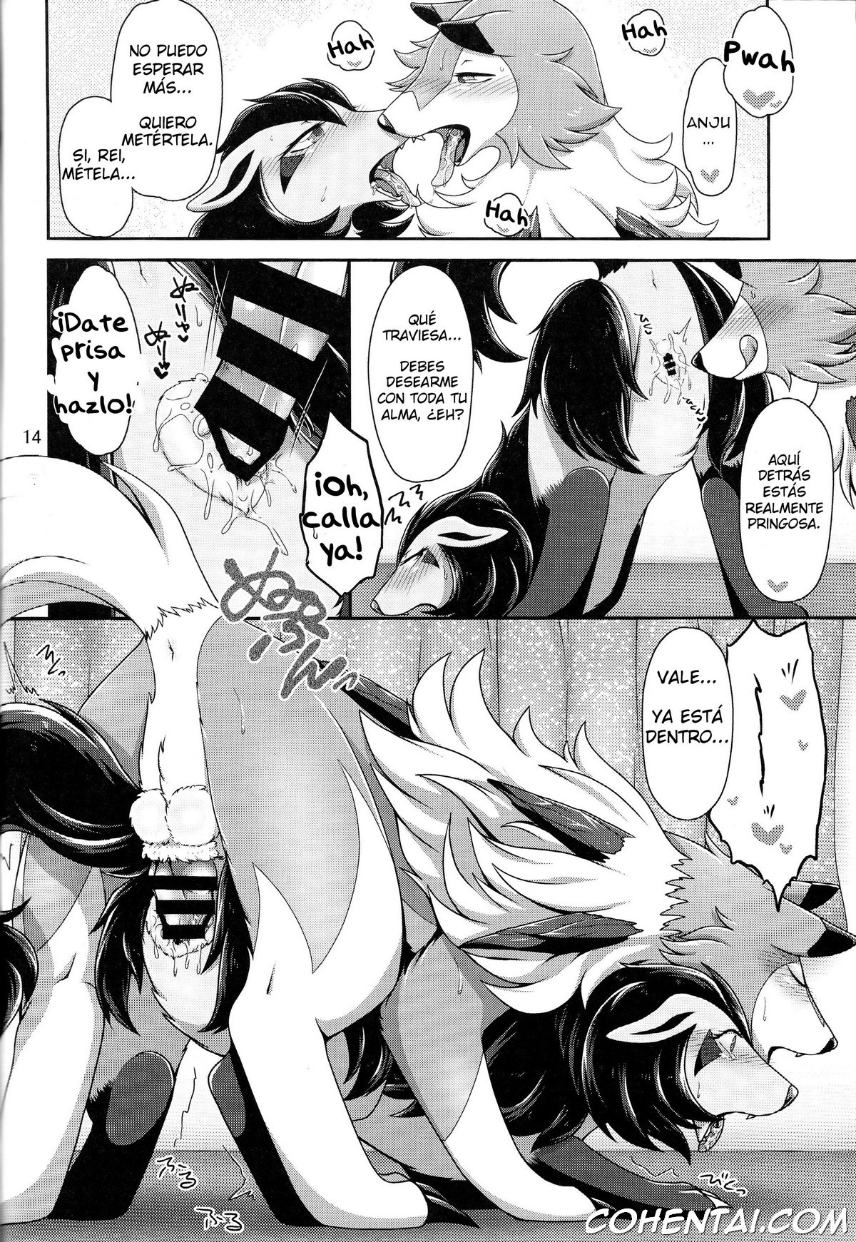 One-sided Love? (Pokémon) xxx comics manga porno doujin hentai español sexo Lycanroc Lycanroc Midday Form Mightyena Pokémon