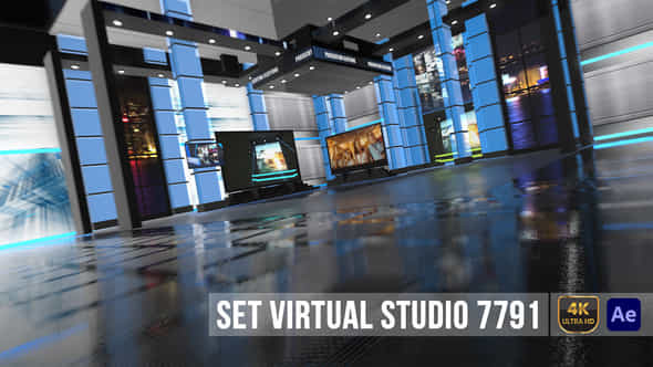 Set Virtual Studio 7791 - VideoHive 38444143