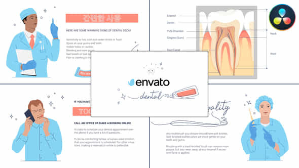 Dentist Explainer For Davinci Resolve - VideoHive 50360203