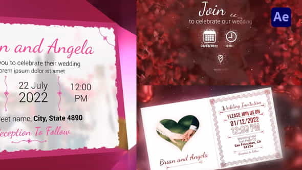 Wedding Invitations Pack - VideoHive 36051049