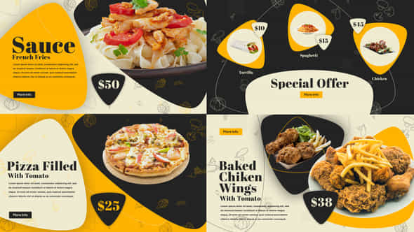 Delicious Food Promo - VideoHive 50659862