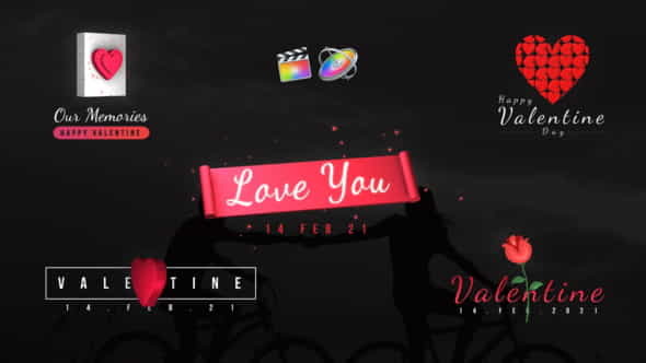 Valentines Day Titles - VideoHive 30495367