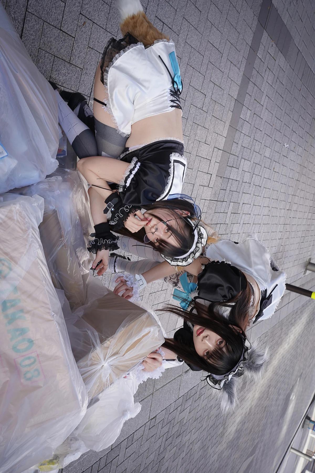 Sui Utatane うたたね翠, Mizuna Shione 水那しおね, 写真集 「野生のメイドがあらわれた！」 Set.03(29)