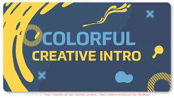 Colorful Creative Intro - VideoHive 44256226