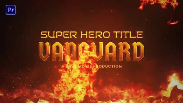 Superhero Title Design - VideoHive 52384215