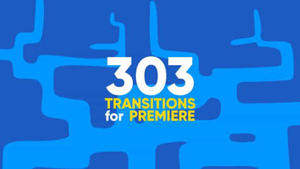 303 Cartoon Transitions Mogrt - VideoHive 45917112