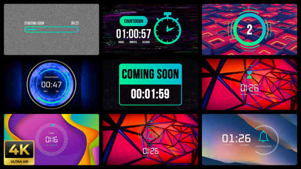 Coming Soon Countdown Timer Ui Element - VideoHive 56645530