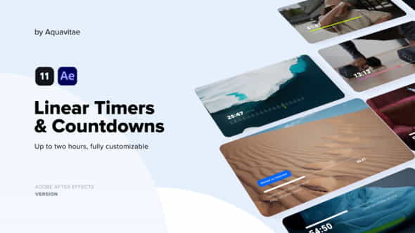 Linear TimersCountdowns - VideoHive 37187756