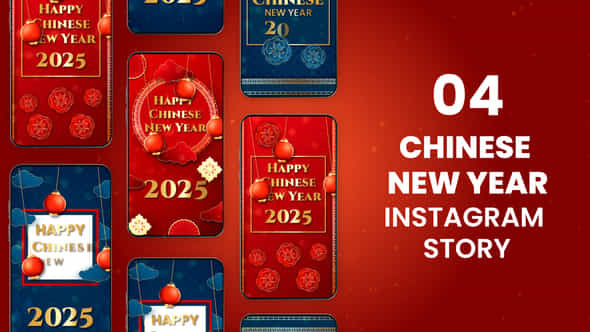 Chinese New Year Instagram Stories - VideoHive 55665791