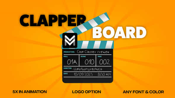 Camera Clapper Board - VideoHive 43561047