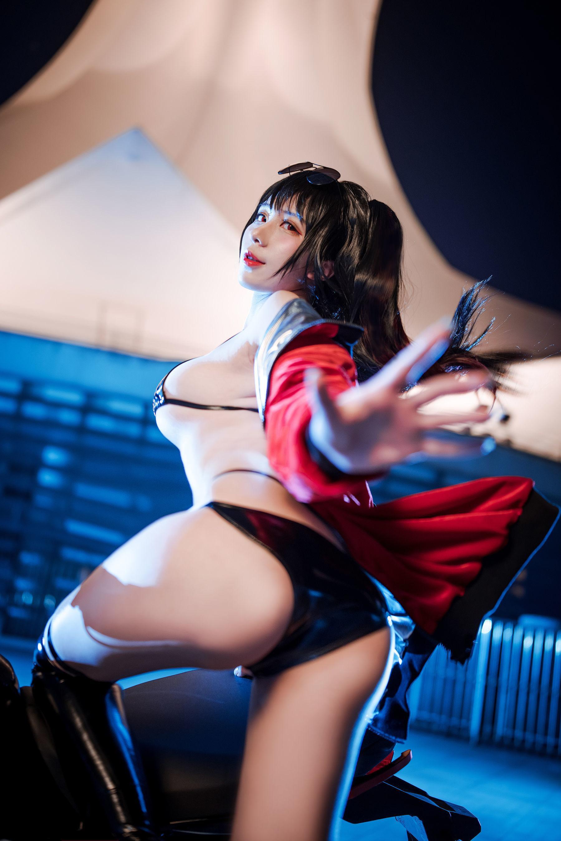 [网红Coser] 九曲Jean 《大凤机车》 写真集(8)