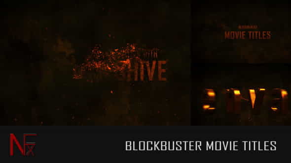 Cinematic Blockbuster Movie Titles - VideoHive 5564099
